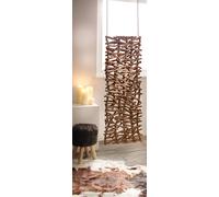 Déco en bois Séparation de pièce Paravent Sculpture Nature Bijoux Bois Mur Déco Tableau Rotin
