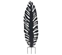 Louis MOULIN Déco en métal à planter Feuille 40x130 cm Anthracite gris