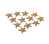 12 étoiles de mer ivoire et blanche 2 cm - 76323 Blanc G