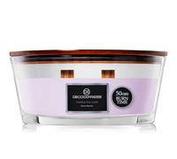 DECO EXPRESS Bougie Parfumées à Double Mèche, Bougie Crepitante, Bougies Longue Durée Jusqu'à 50 H Ellipse, Saint Valentin, Fetes des Mères Decoration Maison, Idee Cadeau (Fleurs de Cerisier)