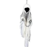 déco fantôme sans visage 100*30 cm - boland 74551 Blanc G