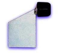 Déco fer Forgé- BUTEE D'ARRET ACIER A SCELLER au sol mur 92,5 mm x 70 mm- Porte Portail Battant Coulissant- Arret Butoir Tampon Caoutchouc diam 30 mm- Interieur Exterieur Utilisation Facile Durable