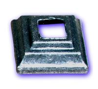 Déco fer Forgé- CACHE SCELLEMENT- Acier Forgé Décoration Accessoires- Diamètre Alésage pour Barreaux 25 mm - Support Embase Diamètre 60 X 60 mm -Usage Interieur Exterieur Satisfaction Garantie Robuste