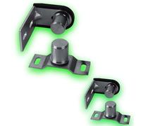 Déco fer Forgé- PIVOT ROULEMENT BILLES- Pour PORTAIL -Grandes Charges - Acier A Visser Reglable 125 mm x 45 mm-Pivot Porte Portail Battant- KIT 2 PCS Axe avec Bouchon TUBE CARRÉ M40x40 Facile Robuste
