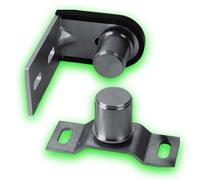 Déco fer Forgé- PIVOT ROULEMENT BILLES- Pour PORTAIL -Grandes Charges - Acier A Visser Reglable 125 mm x 45 mm-Pivot Porte Portail Battant- KIT 2 PCS Axe avec Bouchon TUBE CARRÉ M40x40 Facile Robuste