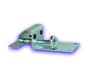 Déco fer Forgé-SABOT DE PORTAIL RÉGLABLE ACIER A VISSER au sol mur 180 mm x 80 mm-Porte Portail Portillon Battant Coulissant -Tige Réglable de 0 à 50 mm-Interieur Exterieur Utilisation Facile Durable