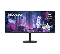 Deco Gear Écran incurvé Nano IPS 5K2K de 40 po | Écran 5120 × 2160 UltraWide 21:9, rafraîchissement 120 Hz | USB-C PD 65 W | HDR, synchronisation adaptative | haut-parleurs intégrés