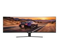 Deco Gear Moniteur de jeu incurvé super ultra large de 49 pouces, 32:9 WDFHD 3840 × 1080, 144 Hz, 3 ms, 3000:1 VA, HDR400, synchronisation adaptative, USB-C 65 W, HDMI/DP, PBP/PIP, KVM, 1800R, vendeur
