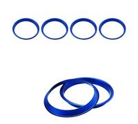 Déco Grille Air Clim Auto Compatible Avec A3 S3 8V 2013-2020 Q2 SQ2 Accessoires De Voiture Style Climatisation Anneau De Ventilation Couverture Autocollant Décoratif 4 Pièces