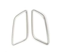 Déco Grille Air Clim Auto Compatible Avec A4 2017 2018 2019 2020 2021Accessoires Intérieurs De Voiture Couvercle D'aération De Climatiseur Décoration De Cadre De Sortie De Climatisation(Silver)