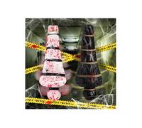 Deco Halloween Faux Cadavre Halloween Effrayante Extérieur Intérieur - Polyuréthane - Noir/Blanc