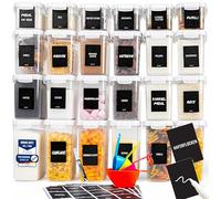 Deco haus® Boite de Rangement Cuisine Lot de 24 - Boites de Conservation Réutilisables avec Couvercle Hermétique - Boites en Plastique rangement et organisation de cuisine - Sans BPA - 0,8L 1,4L 2L