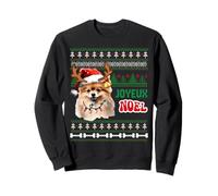 Déco Joyeux Noël Chien Spitz Nain Homme Femme Et Enfant Sweatshirt