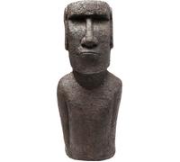 Statuette île de Paques en polyrésine marron H59 Marron