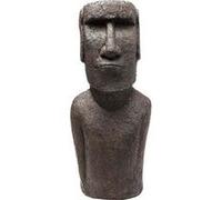 Kare Design Objet Décoratif Easter Island, Marron, Noir, Sculpture, Deco Intérieur, Decoration Chambre, Salon, Bureau, Maison, Cadeau, 59 x 25 x 20 cm
