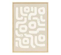 Déco mural 3D Disa beige 50x70cm - Atmosphera Créateur d'intérieur