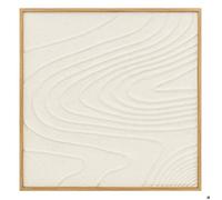 Déco mural 3D Hateya blanc 80x80cm - Atmosphera Créateur d'intérieur