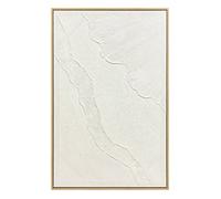 Déco mural 3D Kohana blanc 116x75cm - Atmosphera createur d'interieur