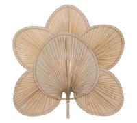 Atmosphera Décoration murale Selma en bambou et palmier 70 x 70 cm