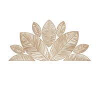 Déco murale Feuilles MEERA - 160x80cm - Papier Tressé - Atmosphera Créateur d'Intérieur