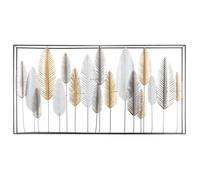 Atmosphera Déco murale Feuilles métal 134 x 68 cm