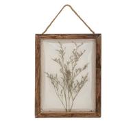 Atmosphera – Déco murale Jonas fleurs en bois 20 x 25 cm