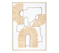 Atmosphera - Déco Murale Inaya 50x70cm Blanc