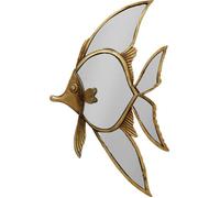 Déco murale miroir - KARE - Poisson - Jaune - Asymétrique - Contemporain