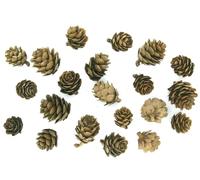 Déco nature mini pommes de pin - environ 20 pièces