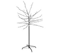 Deco NOËL - Arbre Fleur Lumineux 200 LED Blanc Froid - Hauteur 150 cm