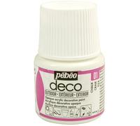 Peinture acrylique d'extérieur multi-surfaces - Blanc - 45 ml Blanc G