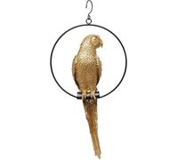 Déco perroquet suspendu doré Kare Design