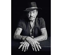 DECO Perso Poster Johnny Halliday - Décoration murale - Chanteur - Idée cadeau Noël - (50 X 70 cm)