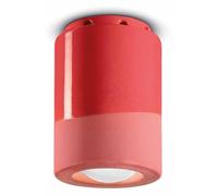 Decò Pi Collection C985 Plafonnier 1 lumière finition rouge corail