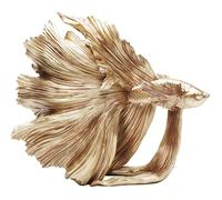 Déco poisson combattant 34cm doré Kare Design