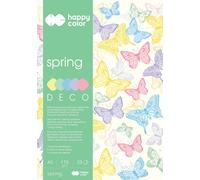DECO Printemps bloc de couleurs A5 20 feuilles Happy Color