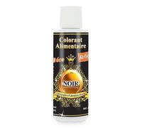 Déco Relief - Colorant liquide Professionnel à base d'eau NOIR 125ml - Spécial Aérographe - Pour Pâtisserie, Cuisine - Colorant Alimentaire