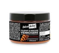 Déco Relief - Colorant Viennoiserie Marron 50 g - Colorant Alimentaire en Poudre - Croissant - Ingrédient Pâtisserie Professionnel - INTV04