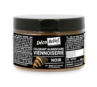 Déco Relief - Colorant Viennoiserie Noir 50 g - Colorant Alimentaire en Poudre - Croissant - Ingrédient Pâtisserie Professionnel - INTV05