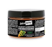 Déco Relief - Colorant Viennoiserie Vert 50 g - Colorant Alimentaire en Poudre - Croissant - Ingrédient Pâtisserie Professionnel - INTV02