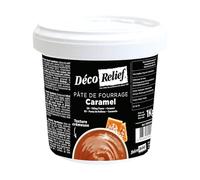 Déco Relief - Pâte de Fourrage Caramel 1 kg - Pâtisserie - DR50014