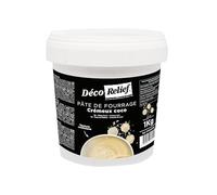 Déco Relief - Pâte de Fourrage Crèmeux Coco 1Kg - PFCOC1KG