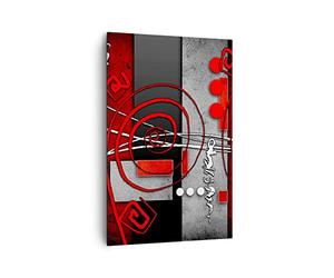 Deco Salon Graphique figures géométriques cercle Moderne Impression sur Toile 80x120cm Image Tableau Decoration Murale Chambre Cuisine Vertical Art Wall Grand Tableaux Decoratifs Muraux PA80x120-0599
