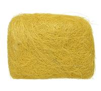 Déco sisal H18cm jaune