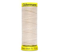 Gütermann G702160-802 Fil à coudre Polyester 802 Ecru 70 m