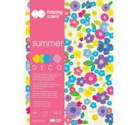 DECO Summer A5 20 feuilles Happy Color bloc de couleurs