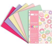 DECO Sweet A4 20 feuilles bloc de couleur Happy Color