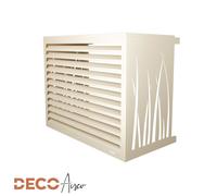 Cache climatiseur DECOAirco Ivoire clair - Taille M (H85, L105, P55-70cm)