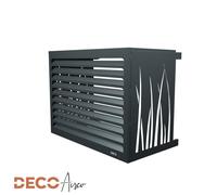 Cache climatiseur DECOAirco Anthracite - Taille S (H70, L90, P50-65cm)