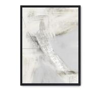 DECOALMA Bestpricepictures Tableau décoratif pour salon, art abstrait, motif moderne, montage mural, 40 x 30 cm, 0,65 kg, cadre MDF noir